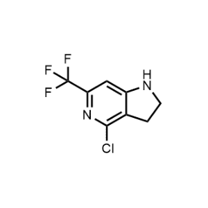 4-Chloro-6-(trifluoromethyl)-2,3-dihydro-1H-pyrrolo[3,2-c]pyridine|CS-1206128