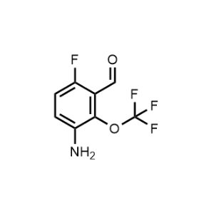 3-Amino-6-fluoro-2-(trifluoromethoxy)benzaldehyde|CS-1206236