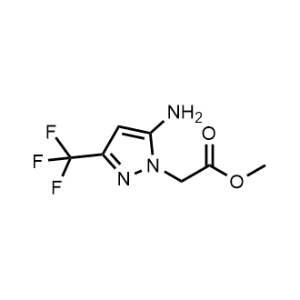 Methyl 2-(5-amino-3-(trifluoromethyl)-1H-pyrazol-1-yl)acetate|CS-1206252