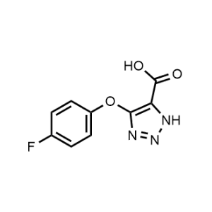4-(4-Fluorophenoxy)-1H-1,2,3-triazole-5-carboxylic acid|CS-1206259