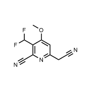 6-(Cyanomethyl)-3-(difluoromethyl)-4-methoxypicolinonitrile|CS-1206309