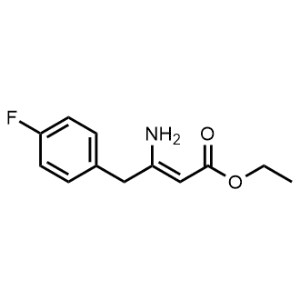 Ethyl 3-amino-4-(4-fluorophenyl)but-2-enoate|CS-1206400