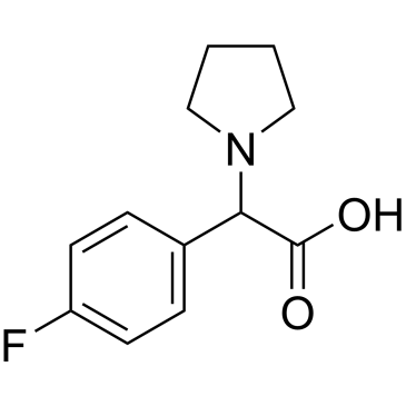 2-(4-Fluorophenyl)-2-(pyrrolidin-1-yl)acetic acid|CS-1206406