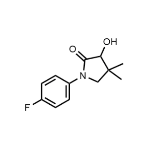 1-(4-Fluorophenyl)-3-hydroxy-4,4-dimethylpyrrolidin-2-one|CS-1206410
