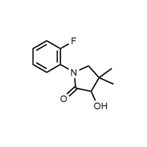 1-(2-Fluorophenyl)-3-hydroxy-4,4-dimethylpyrrolidin-2-one|CS-1206412