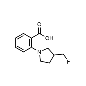 2-(3-(Fluoromethyl)pyrrolidin-1-yl)benzoic acid|CS-1206416