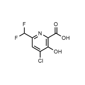 4-Chloro-6-(difluoromethyl)-3-hydroxypicolinic acid|CS-1206510