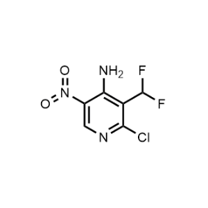 2-Chloro-3-(difluoromethyl)-5-nitropyridin-4-amine|CS-1206531