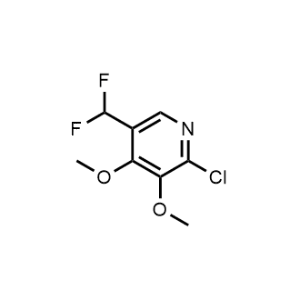 2-Chloro-5-(difluoromethyl)-3,4-dimethoxypyridine|CS-1206559