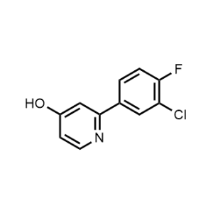 2-(3-Chloro-4-fluorophenyl)pyridin-4-ol|CS-1206610