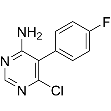 6-Chloro-5-(4-fluorophenyl)pyrimidin-4-amine|CS-1206615
