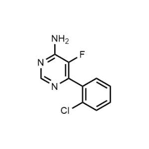 6-(2-Chlorophenyl)-5-fluoropyrimidin-4-amine|CS-1206618