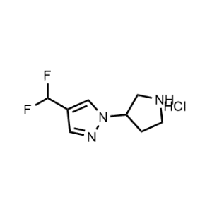 4-(Difluoromethyl)-1-(pyrrolidin-3-yl)-1H-pyrazole hydrochloride|CS-1206630