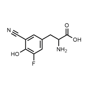 2-Amino-3-(3-cyano-5-fluoro-4-hydroxyphenyl)propanoic acid|CS-1206744