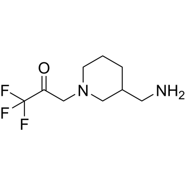 3-(3-(Aminomethyl)piperidin-1-yl)-1,1,1-trifluoropropan-2-one|CS-1206834