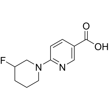 6-(3-Fluoropiperidin-1-yl)nicotinic acid|CS-1206871