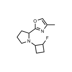 2-(1-(2-Fluorocyclobutyl)pyrrolidin-2-yl)-4-methyloxazole|CS-1206934