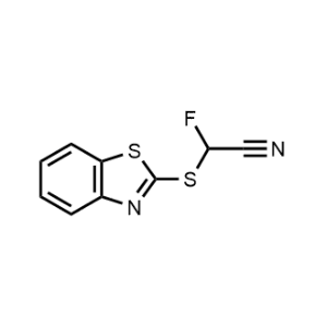 2-(Benzo[d]thiazol-2-ylthio)-2-fluoroacetonitrile|CS-1206941