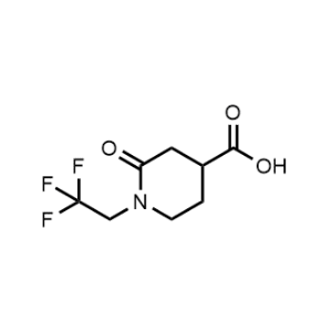 2-Oxo-1-(2,2,2-trifluoroethyl)piperidine-4-carboxylic acid|CS-1207124