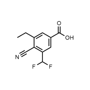 4-Cyano-3-(difluoromethyl)-5-ethylbenzoic acid|CS-1207151