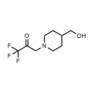 1,1,1-Trifluoro-3-(4-(hydroxymethyl)piperidin-1-yl)propan-2-one|CS-1207193