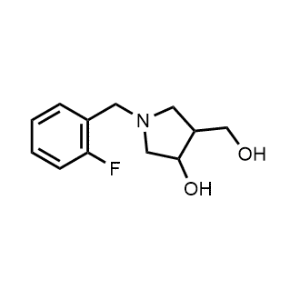 1-(2-Fluorobenzyl)-4-(hydroxymethyl)pyrrolidin-3-ol|CS-1207243