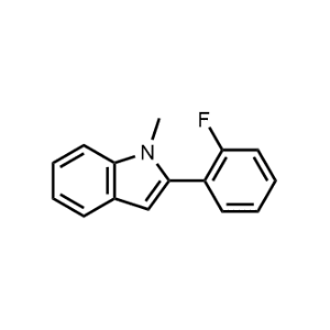 2-(2-Fluorophenyl)-1-methyl-1H-indole|CS-1207282