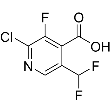 2-Chloro-5-(difluoromethyl)-3-fluoroisonicotinic acid|CS-1207310