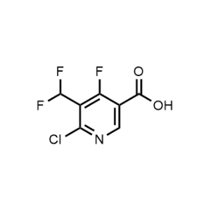 6-Chloro-5-(difluoromethyl)-4-fluoronicotinic acid|CS-1207318