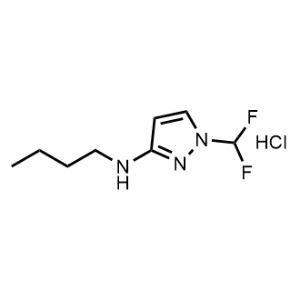 N-Butyl-1-(difluoromethyl)-1H-pyrazol-3-amine hydrochloride|CS-1207358