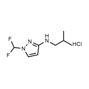 1-(Difluoromethyl)-N-isobutyl-1H-pyrazol-3-amine hydrochloride|CS-1207361