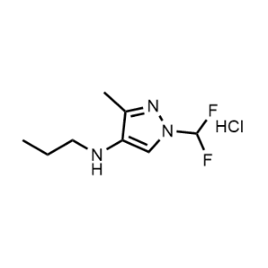 1-(Difluoromethyl)-3-methyl-N-propyl-1H-pyrazol-4-amine hydrochloride|CS-1207362