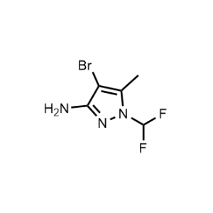 4-Bromo-1-(difluoromethyl)-5-methyl-1H-pyrazol-3-amine|CS-1207399