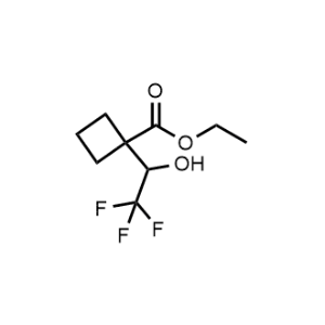 Ethyl 1-(2,2,2-trifluoro-1-hydroxyethyl)cyclobutane-1-carboxylate|CS-1207512