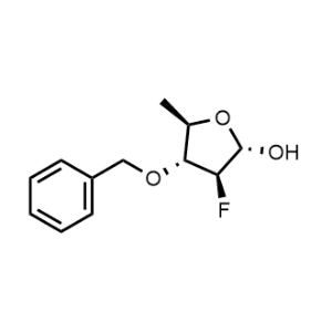 (2S,3S,4R,5R)-4-(Benzyloxy)-3-fluoro-5-methyltetrahydrofuran-2-ol|CS-1207615