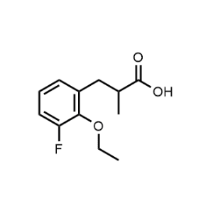 3-(2-Ethoxy-3-fluorophenyl)-2-methylpropanoic acid|CS-1207620