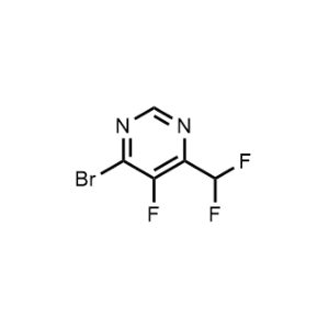 4-Bromo-6-(difluoromethyl)-5-fluoropyrimidine|CS-1207743