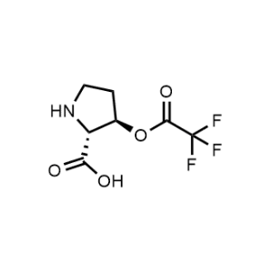 (2R,3R)-3-(2,2,2-Trifluoroacetoxy)pyrrolidine-2-carboxylic acid|CS-1207819
