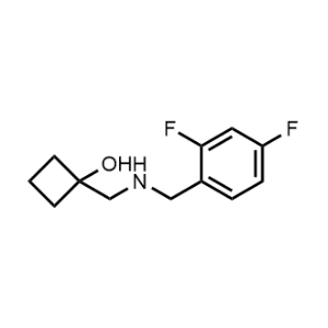 1-(((2,4-Difluorobenzyl)amino)methyl)cyclobutan-1-ol|CS-1208034