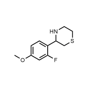 3-(2-Fluoro-4-methoxyphenyl)thiomorpholine|CS-1208059