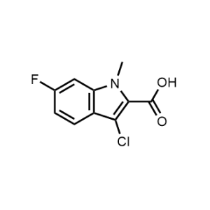 3-Chloro-6-fluoro-1-methyl-1H-indole-2-carboxylic acid|CS-1208103
