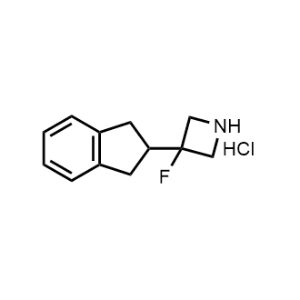 3-(2,3-Dihydro-1H-inden-2-yl)-3-fluoroazetidine hydrochloride|CS-1208123