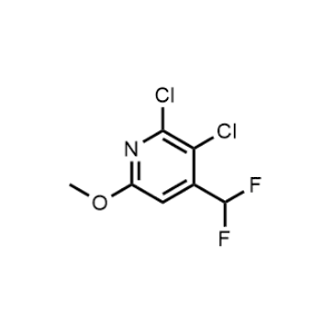 2,3-Dichloro-4-(difluoromethyl)-6-methoxypyridine|CS-1208149