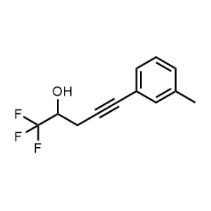 1,1,1-Trifluoro-5-(m-tolyl)pent-4-yn-2-ol|CS-1208392