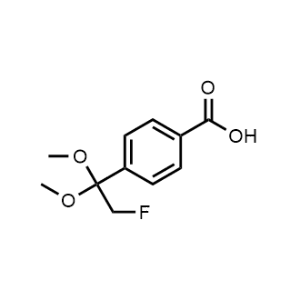 4-(2-Fluoro-1,1-dimethoxyethyl)benzoic acid|CS-1208408