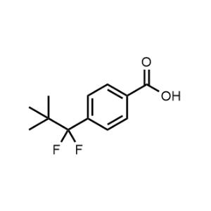 4-(1,1-Difluoro-2,2-dimethylpropyl)benzoic acid|CS-1208434