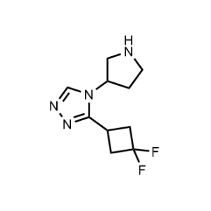 3-(3,3-Difluorocyclobutyl)-4-(pyrrolidin-3-yl)-4H-1,2,4-triazole|CS-1208463