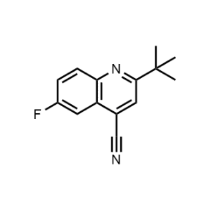 2-(Tert-butyl)-6-fluoroquinoline-4-carbonitrile|CS-1208489