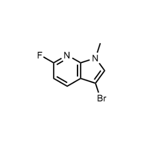 3-Bromo-6-fluoro-1-methyl-1H-pyrrolo[2,3-b]pyridine|CS-1208560