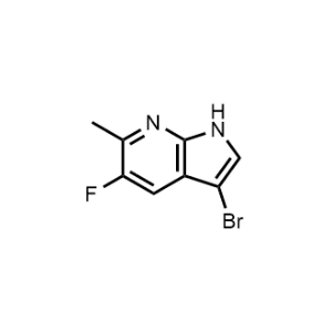 3-Bromo-5-fluoro-6-methyl-1H-pyrrolo[2,3-b]pyridine|CS-1208563